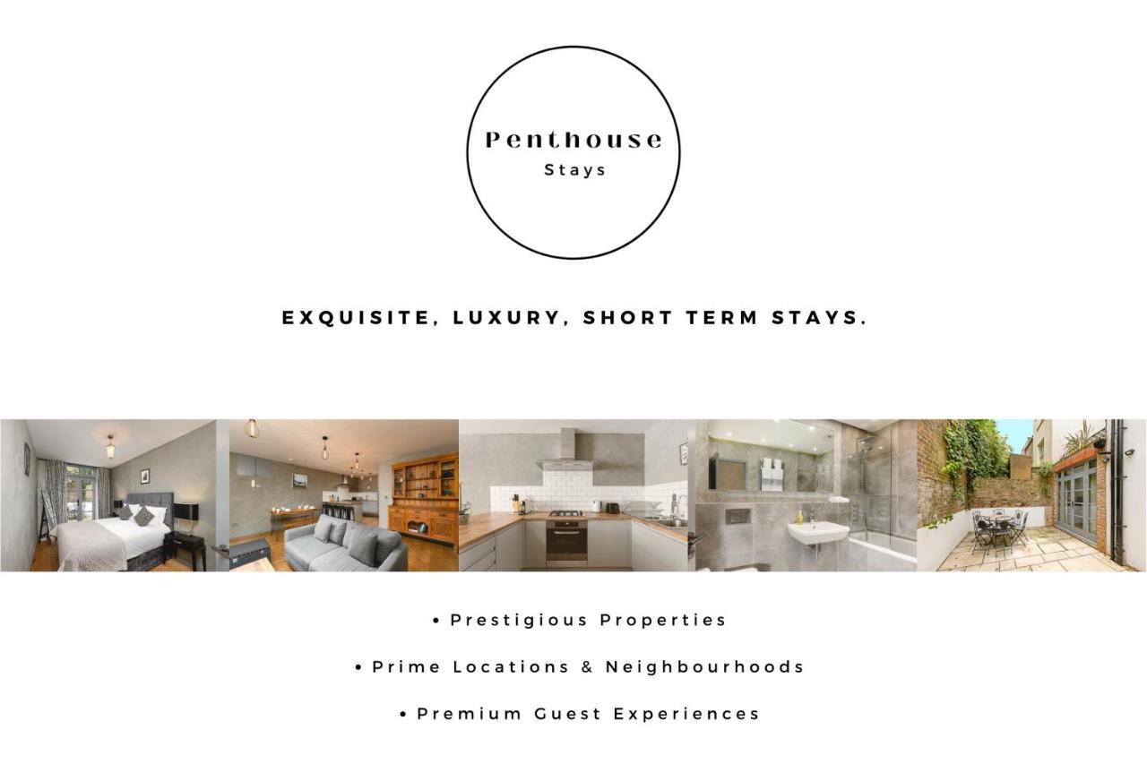 Penthousestays Nr Notting Hill - Luxury 2 Bedroom King Bed Apartment - Near Portobello Road Londýn Exteriér fotografie